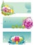 Easter eggs vector