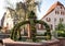 Easter fountain outdoor spring german decoration