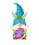Easter gnomes with rabbit ears,
