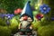 Easter Gnomes in a Spring Meadow, Generative Ai