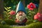 Easter Gnomes in a Spring Meadow, Generative Ai