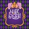 Easter Gold frame checkerboard background
