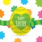 Easter greeting card design.