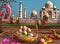 Easter Holiday Scene in Agra,Uttar Pradesh,India.