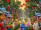 Easter Holiday Scene in Ma\\\'anshan,Anhui,China.