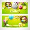 Easter horizontal headers