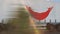 Easter Island Rapa Nui flag shown on the side of a large truck