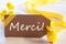 Easter Label, Chicks, Merci Means Thank You