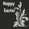 Easter lettering illustration. Easter cards with Easter egg