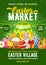 Easter Market Poster Template