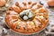 Easter meatloaf ring with quail eggs