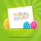 Easter paper card