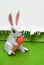 Easter paper rabbit