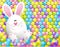 Easter rabbit in candies