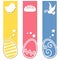 Easter Retro Eggs Vertical Banners