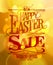 Easter sale calligraphic poster design