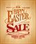 Easter sale, holiday savings design.