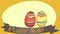 Easter Sale Video Banner with Painted Eggs