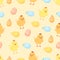 Easter seamless background