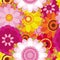 Easter seamless floral background