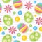 Easter seamless pattern