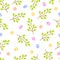 Easter seamless pattern retro vintage design party holiday celebration wallpaper and greeting colorful fabric textile