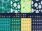 Easter. Set of seamless patterns. Easter Bunny and Easter egg. Template for wallpaper, tile, tissues and structures.