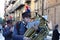 Easter in Sicily, Holy Friday - Musicians in Procession - Italy