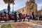 Easter Sunday flower carpet, Antigua, Guatemala