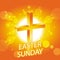 Easter sunday greeting card