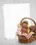 Easter sweet bread and recipe card