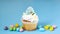 Easter vanilla cupcake