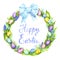 Easter wreath Invitation