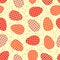 Easter yellow seamless pattern.