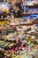 Eastern bazaar - handmade shoes. Image of selling point at Istanbul market with large selection of traditional arabic handmade or