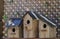 Eastern Bluebird bird nest box garden arbor birdhouses