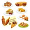 Eastern european cuisine pastry desserts icon