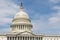 Eastern Facing View of Top of US Capitol Building