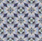 Eastern, Indian, Persian Golden seamless ornament on a blue background.Decorative ornament backdrop for fabric, textile