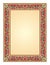 Eastern ornament frame vector