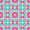 Eastern seamless pattern. Asian geometric background. Colored islamic backdrop . Arabic template ornamental design. Rhombus textur