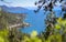 Eastern shore of Lake Tahoe
