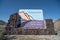 Eastern Sierra Nevada welcome sign in California.