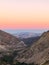 Eastern Sunset View at East Tioga Pass