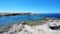 Eastern view of Favaritx beach, one of the most beautiful spots in Menorca, Balearic Islands, Spain