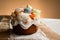 Easters sweet delights: macaroons and meringues