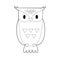 Easy Coloring Animals for Kids: Owl