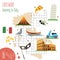 Easy crossword puzzle `Journey to Italy`