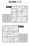 Easy level sudoku puzzles 11, 12