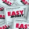 Easy Money Check Pile Passive Income Effortless Free Fast Payment